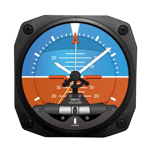 【Trintec Modern Artifical Horizon Alarm Clock】 航空計器 目覚し時計 DM23