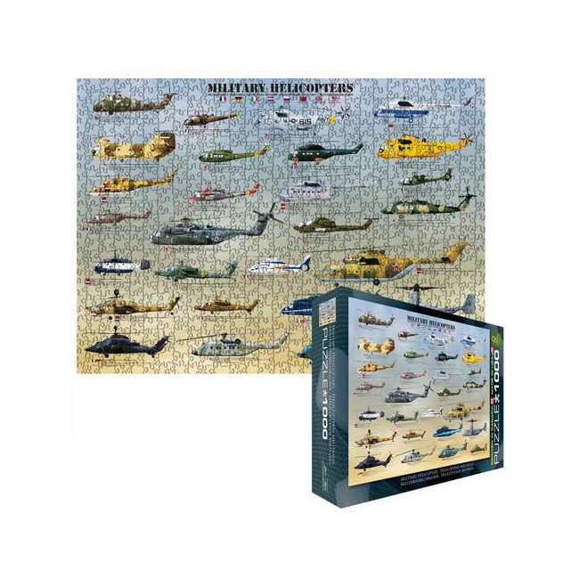 MILITARY HELICOPTER PUZZLE ジグソーパズル 1000ピース