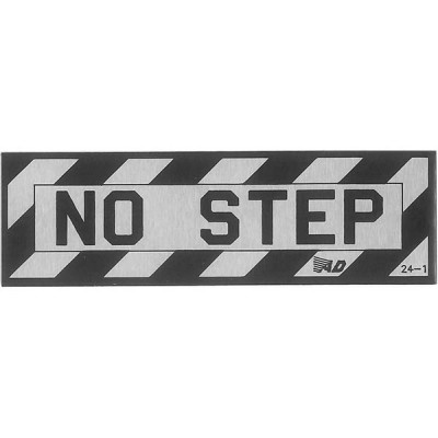 プラカード　「NO STEP」