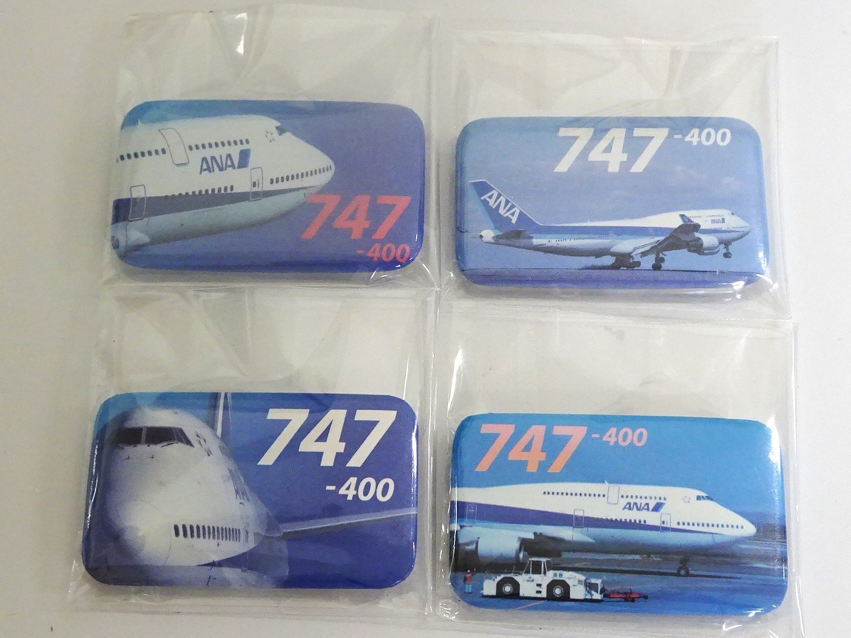 【ANA Magnet】　747-400　※画像右上