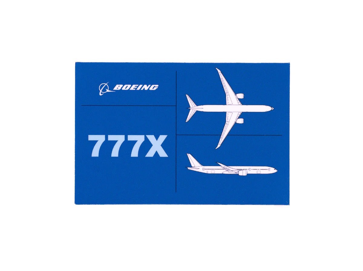 【Boeing Tech Line Sticker】　ボーイング　ステッカー　777X