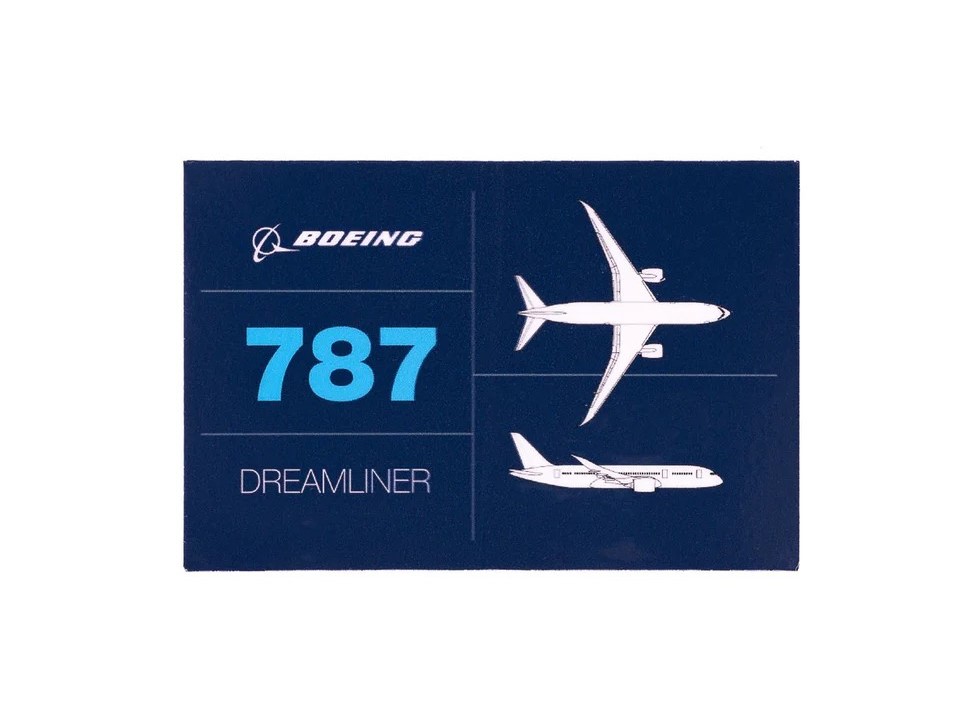 【Boeing Tech Line Sticker】　ボーイング　ステッカー　787