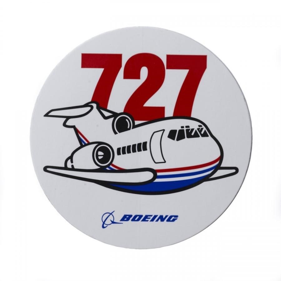 【Boeing 727 Pudgy】　ボーイング　727　ステッカー