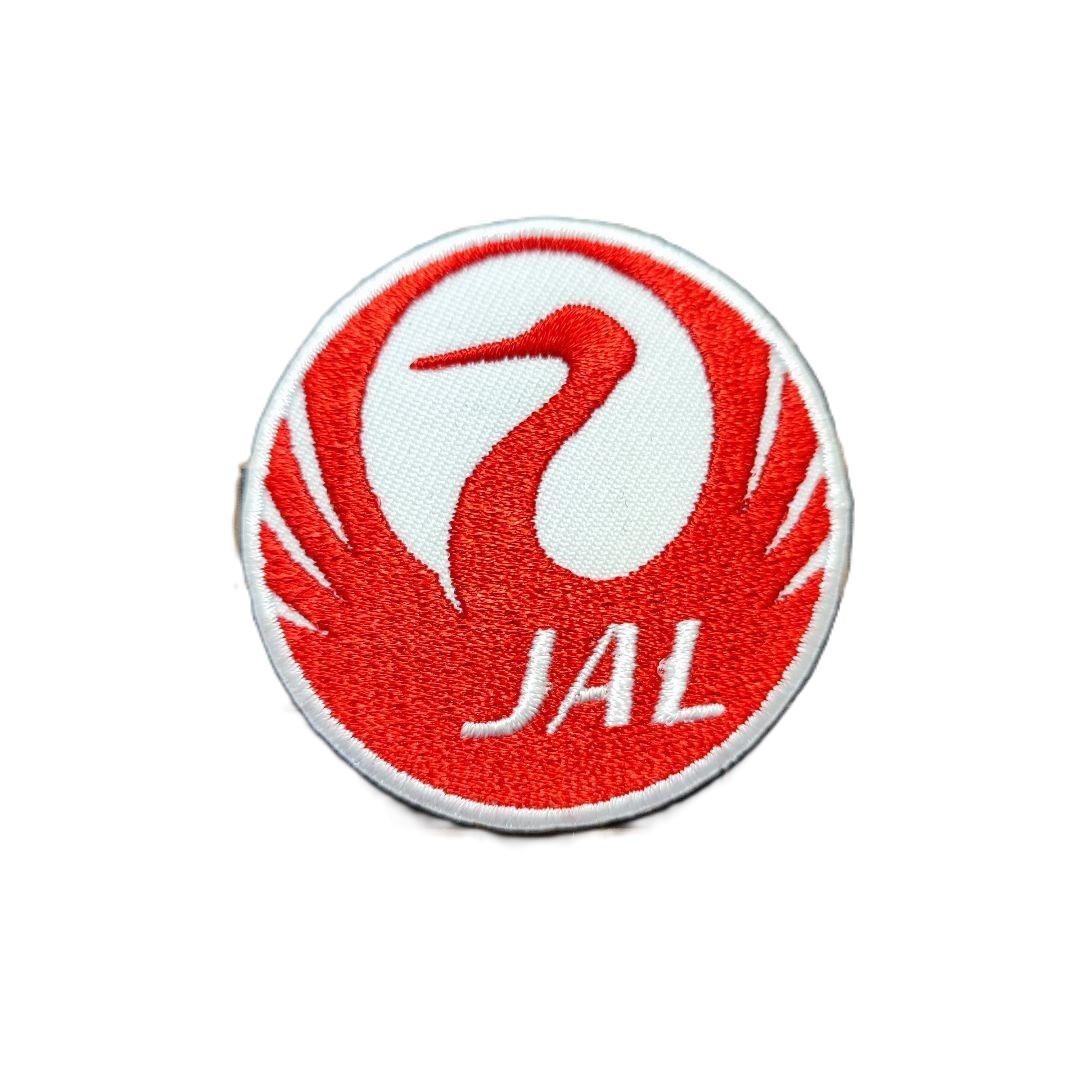 JAL　ロゴ　ワッペン