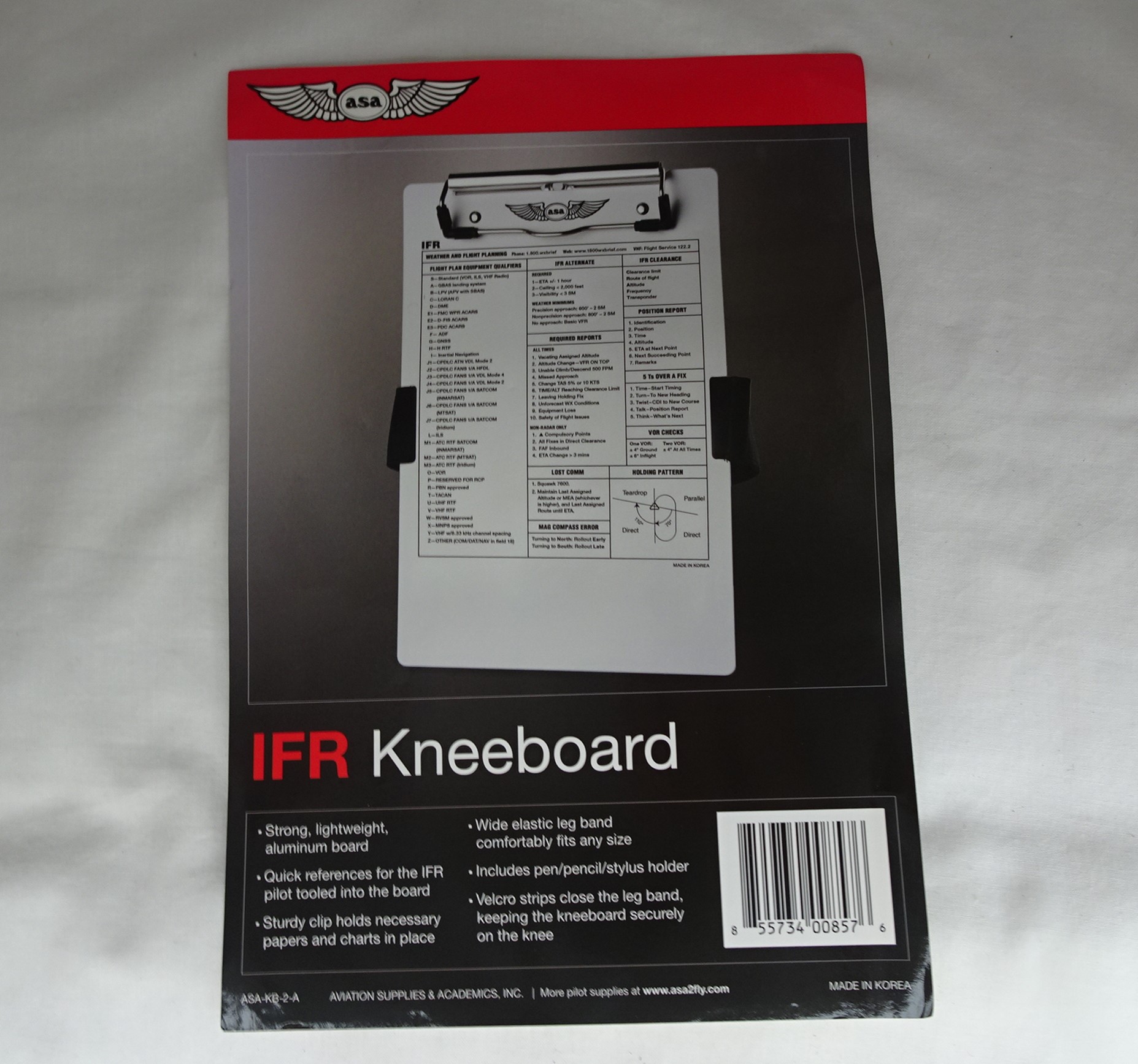 ASA IFR KNEEBOARD