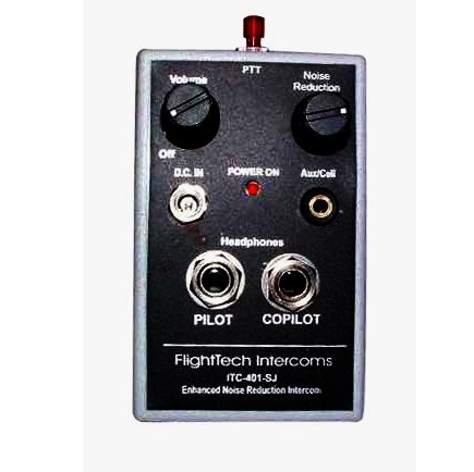 FLIGHTTECH INTERCOM ITC-401SJ (PJ-055 シングルプラグヘッドセット用)