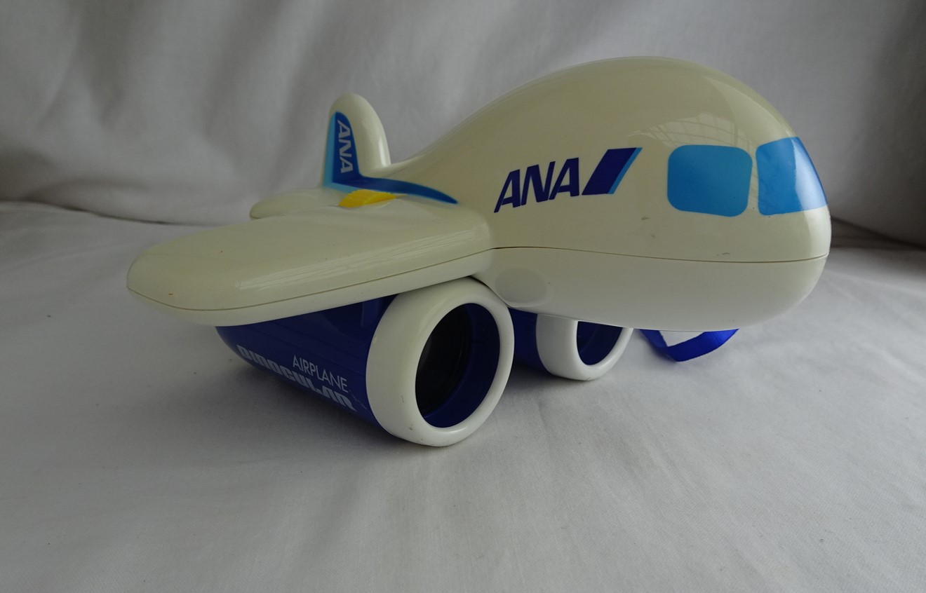 ※ジャンク品　ANA ストラップ付き飛行機双眼鏡