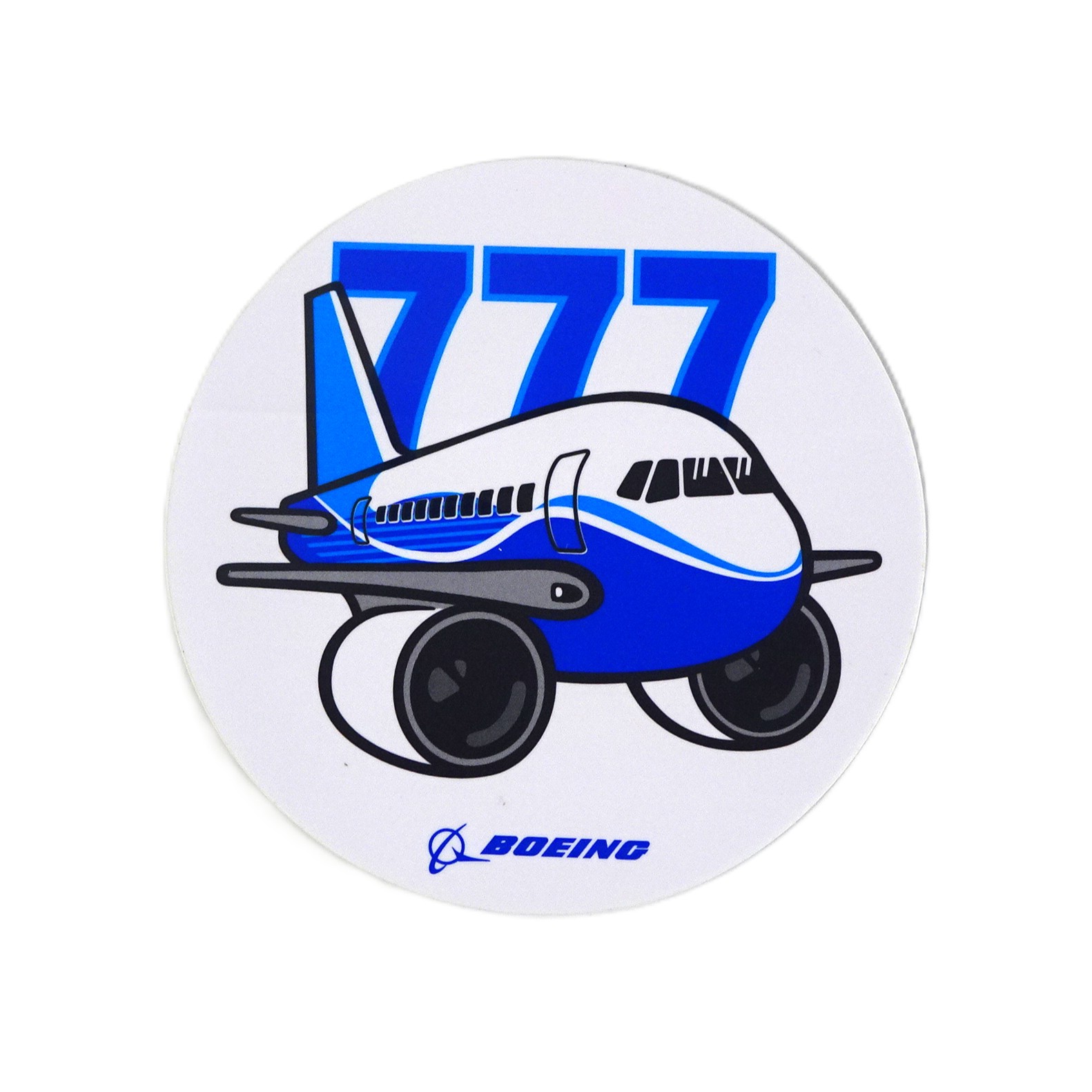 【BOEING】 ボーイング 777 Pudgy ステッカー