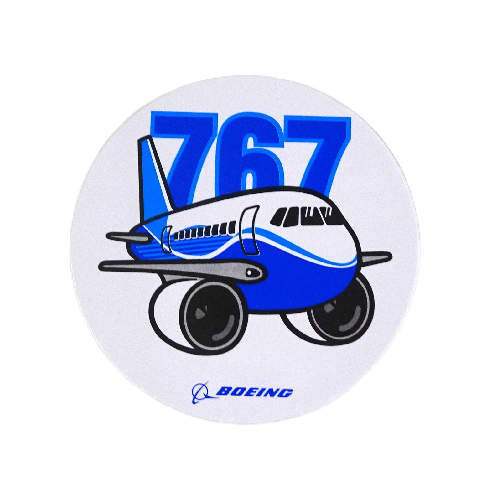 【BOEING】 ボーイング 767 Pudgy ステッカー