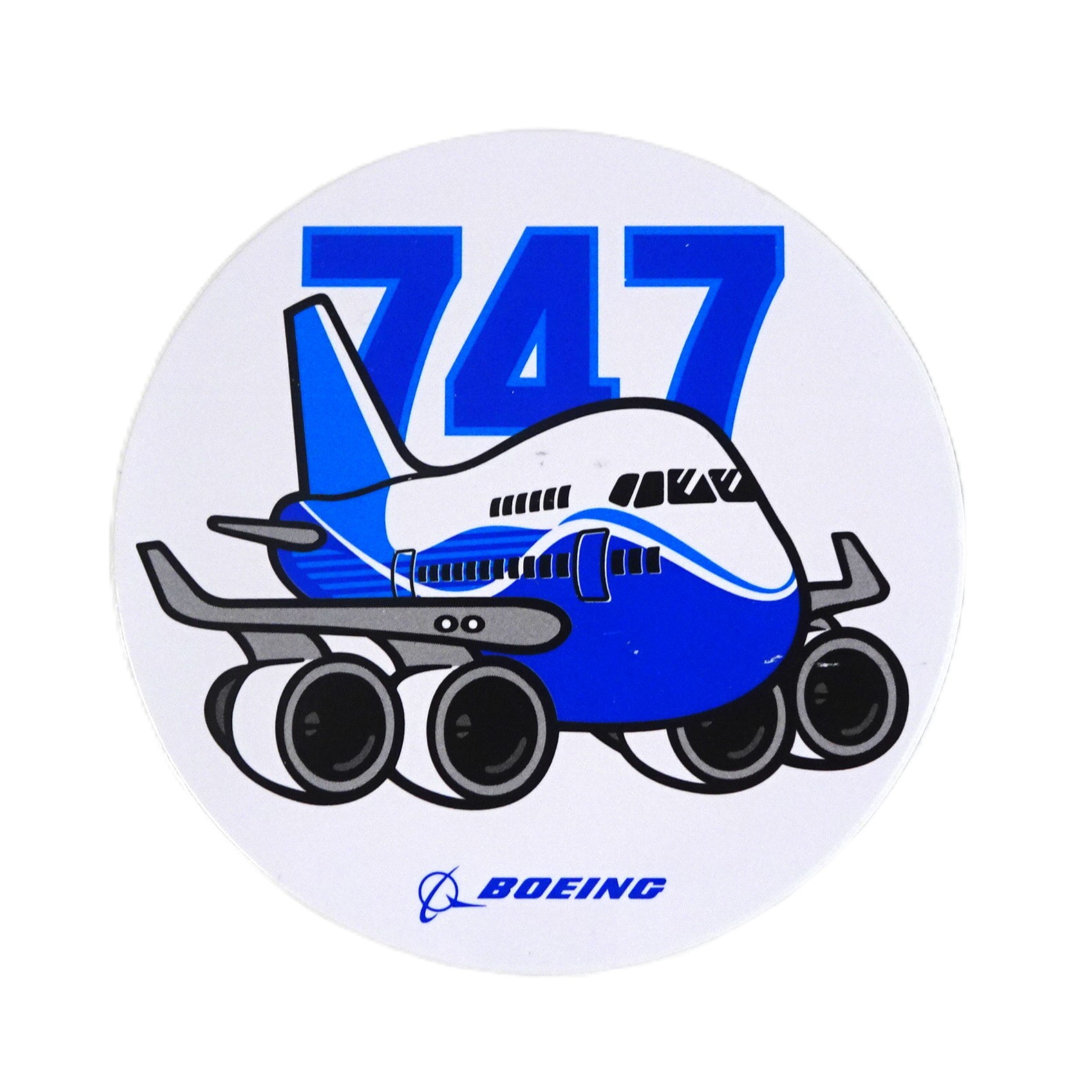 【BOEING】 ボーイング 747 Pudgy ステッカー