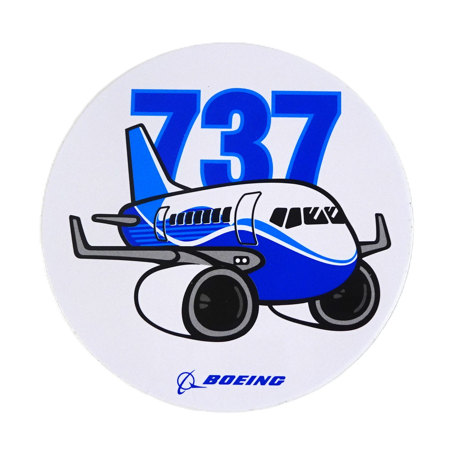 【BOEING】 ボーイング 737 Pudgy ステッカー