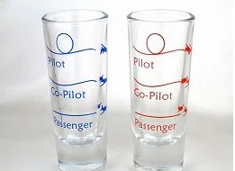 Pilots Passenger ショットグラス