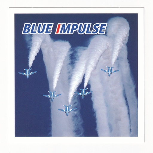 【Blue Impulse】 ブルーインパルス スクエア ステッカー ワイドトゥーデルタループ