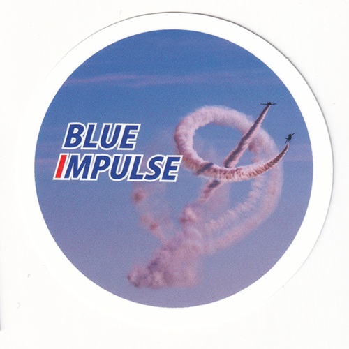 【Blue Impulse】 ブルーインパルス サークル ステッカー コークスクリュー