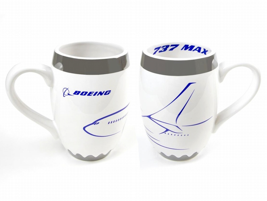【Boeing Unified 737 MAX Engine Mug】 ボーイング エンジン マグカップ