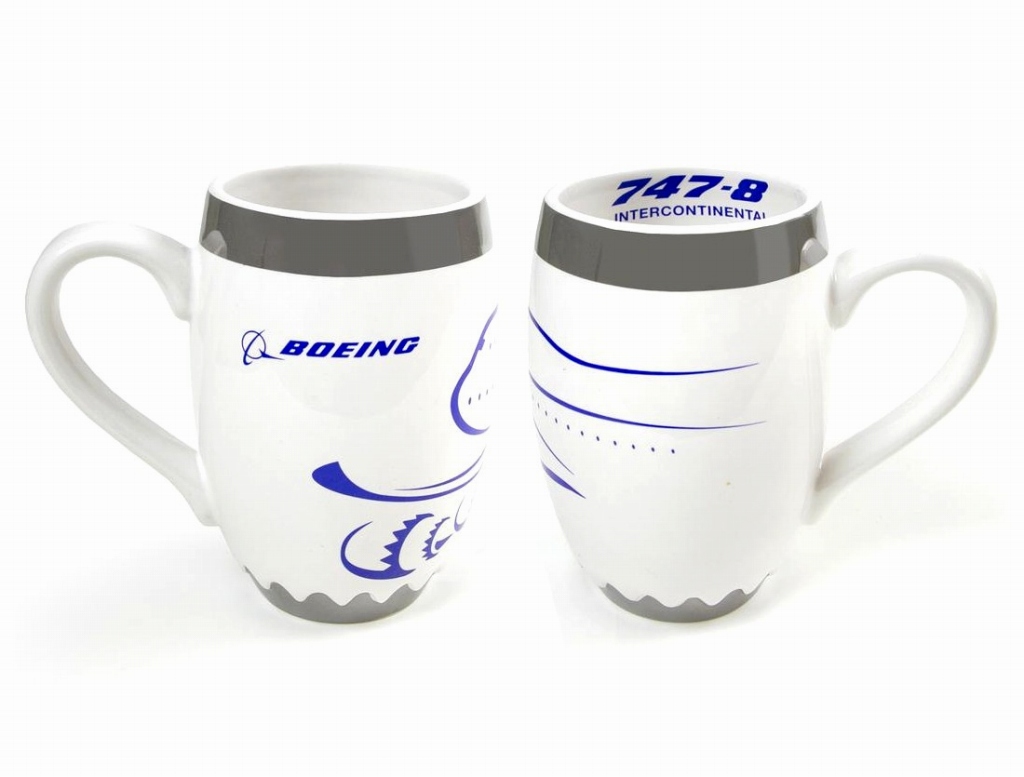 【Boeing Unified 747-8 MAX Engine Mug】 ボーイング エンジン マグカップ