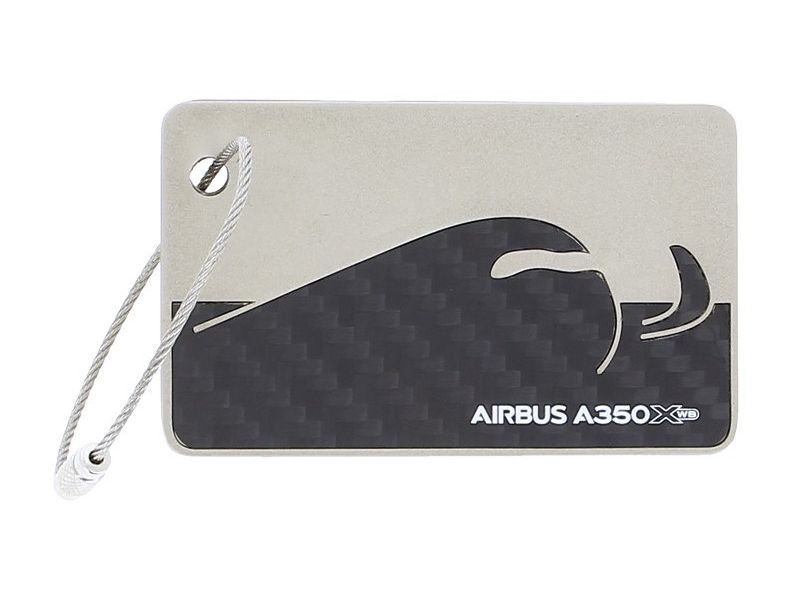 Airbus A350 XWB carbon fiber luggage tag エアバス カーボン ラゲッジタグ