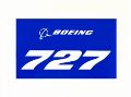 ボーイング 727 ブルーステッカー