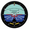 【Trintec Classic Artifical Horizon Round Clock】 航空計器 掛け時計 9063