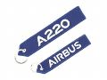 【A220/AIRBUS】 エアバス 刺繍 キーリング