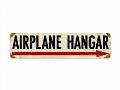 【Airplane Hangar Vintage Metal Sign】 ヴィンテージ ティンサイン 看板