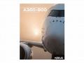 【Airbus A350-900 Front View Poster】 エアバス 飛行機 ポスター