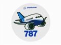 【Boeing 787 Pudgy】 ボーイング ７８７ ステッカー