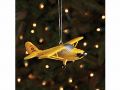 【Piper J-3 Cub Crhistmas Ornament】 パイパーカブ 飛行機 オーナメント