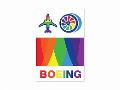 【Boeing Pride Stickers】 ボーイング レインボー ステッカー
