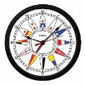 【Trintec Nautical Flag Time & Tide Clock】 トリンテック 国際信号旗 掛け時計 ホワイト