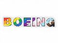 【Boeing 2022 Pride Sticker】 ボーイング レインボーフラッグ カラー ステッカー